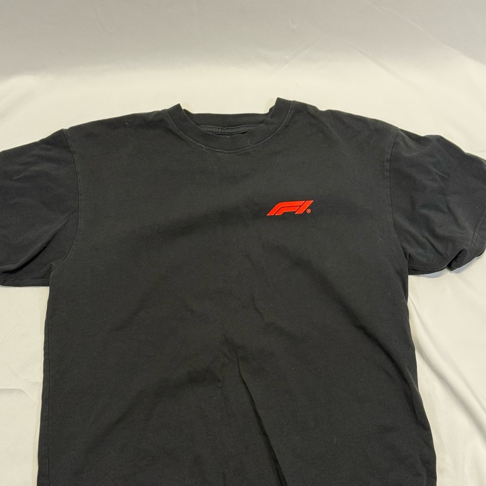 PacSun Black Tee with Red Accent